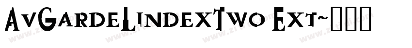 AvGardeLindexTwo Ext字体转换